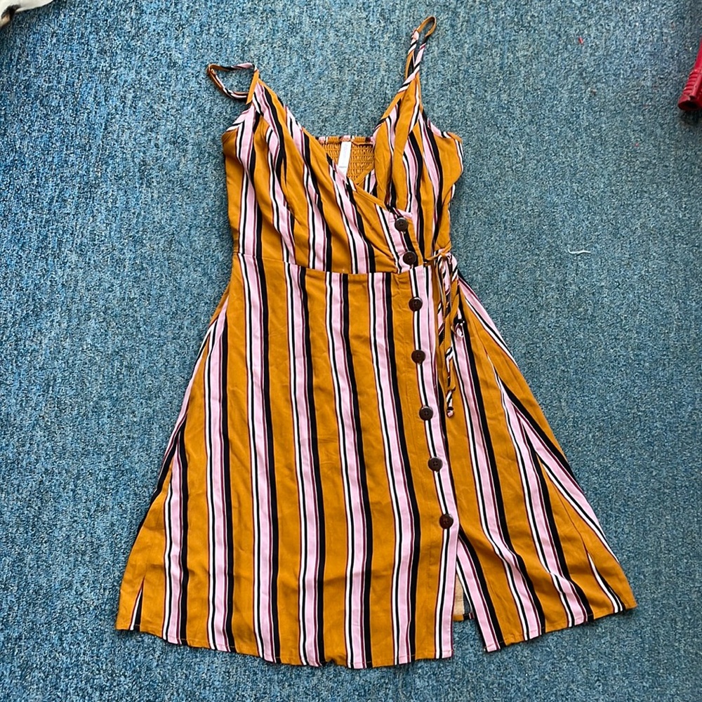 bronze dress